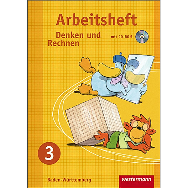 Denken und Rechnen, Grundschule Baden-Württemberg, Ausgabe 2009: 3. Schuljahr, Arbeitsheft m. CD-ROM