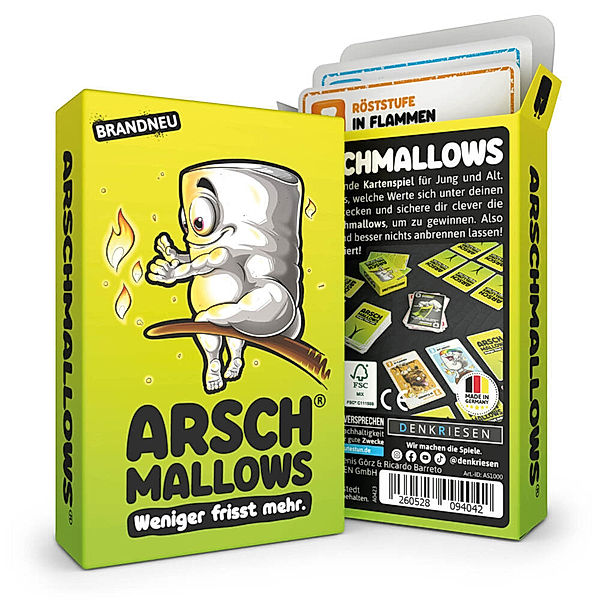 D&R DENKRIESEN Denkriesen - ARSCHMALLOWS® - Weniger frisst mehr. (Kinderspiel)