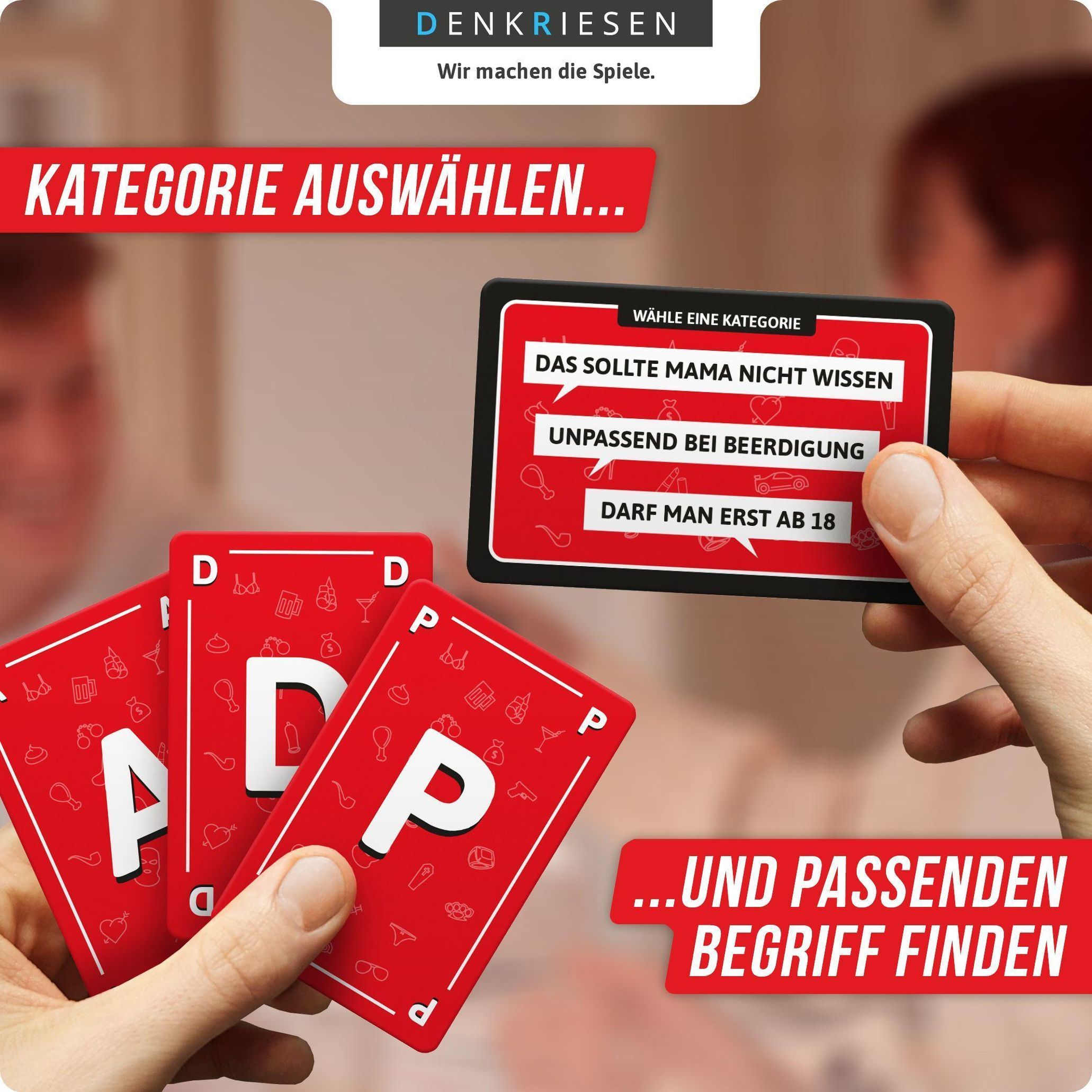 Denkriesen - Stadt Land Vollpfosten® - Das Kartenspiel - Rotlicht Edition  Spiel | Weltbild.at