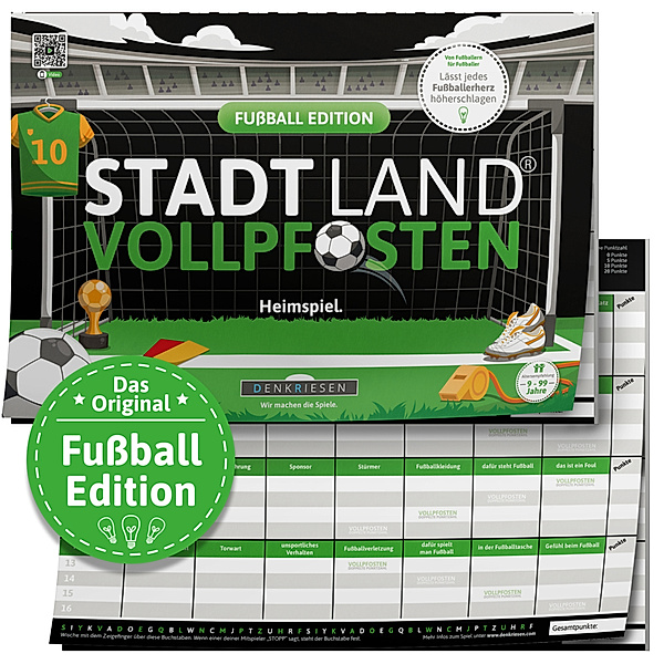 D&R DENKRIESEN Denkriesen - Stadt Land Vollpfosten® Fußball Edition - Heimspiel. (Spiel)