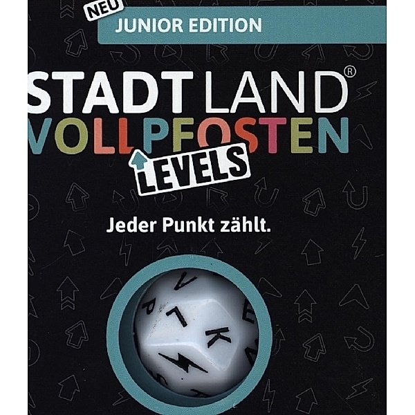 D&R DENKRIESEN Denkriesen - Stadt Land Vollpfosten® Levels - Junior Edition - Jeder Punkt zählt. (Kinderspiel)
