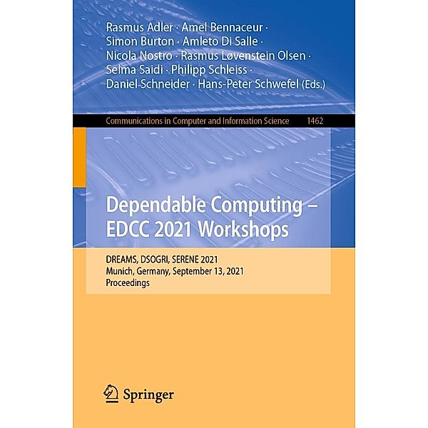 Dependable Computing - EDCC 2021 Workshops / Communications in Computer and Information Science Bd.1462