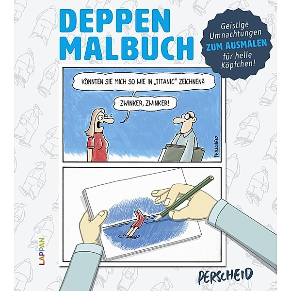 Deppen-Malbuch