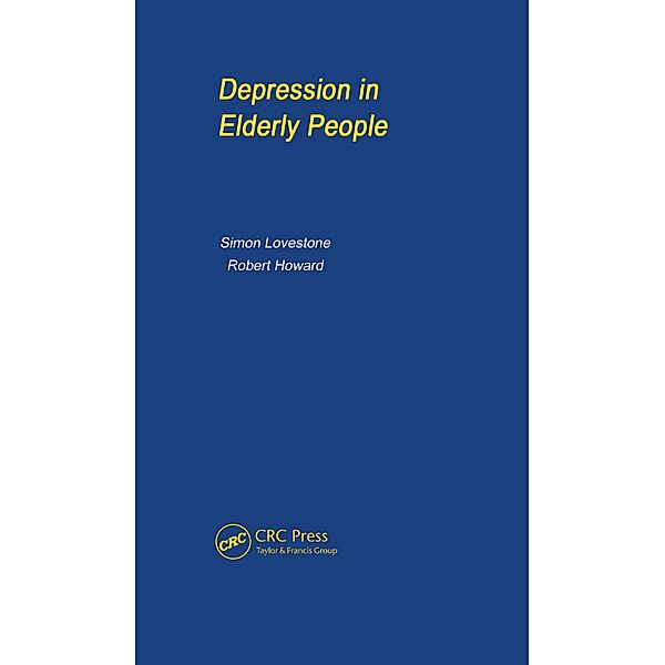 Depression in Elderly People - pocketbook, Robert Howard