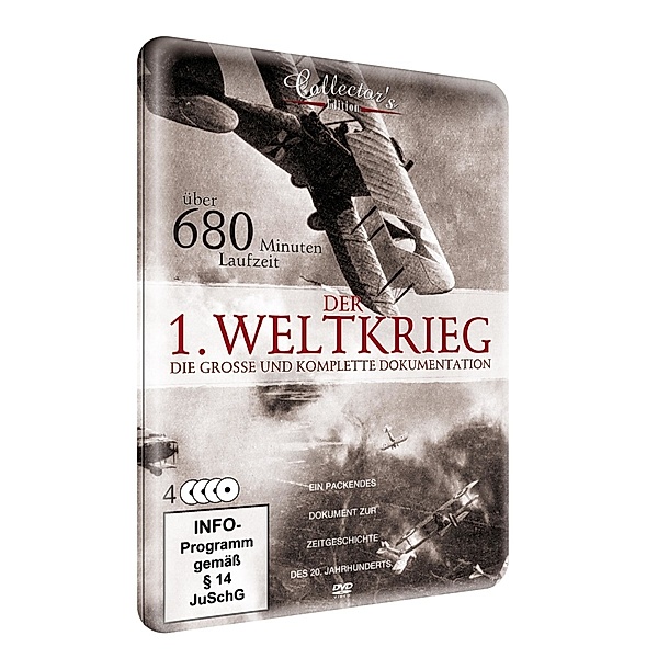 Der 1. Weltkrieg - Die komplette Geschichte (Metallbox) [4 DVDs] DVD-Box, Diverse Interpreten