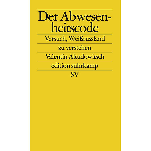 Der Abwesenheitscode, Valentin Akudowitsch