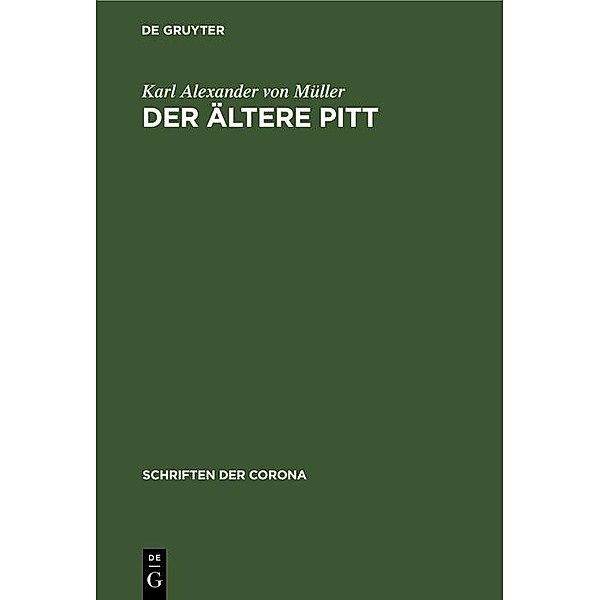 Der ältere Pitt / Jahrbuch des Dokumentationsarchivs des österreichischen Widerstandes, Karl Alexander von Müller