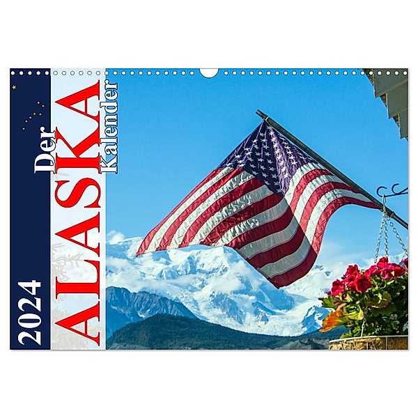 Der Alaska Kalender CH-Version (Wandkalender 2024 DIN A3 quer), CALVENDO Monatskalender, Max Steinwald