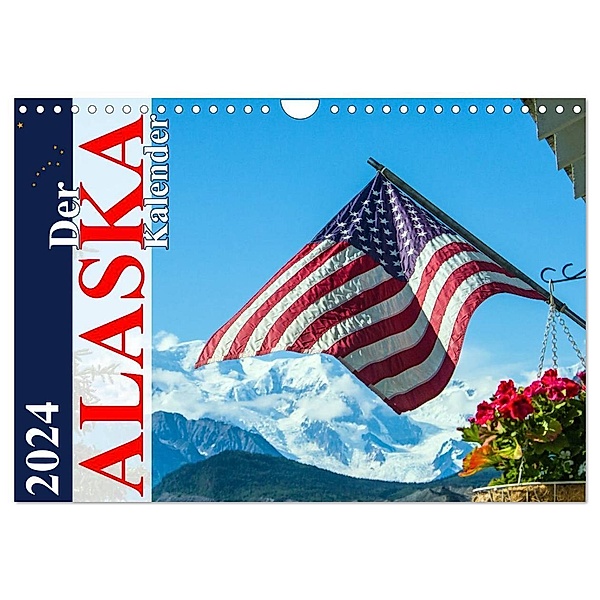 Der Alaska Kalender (Wandkalender 2024 DIN A4 quer), CALVENDO Monatskalender, Max Steinwald