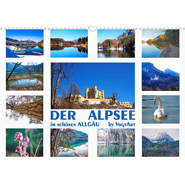Der Alpsee im schönen Allgäu (Wandkalender 2022 DIN A3 quer), VogtArt