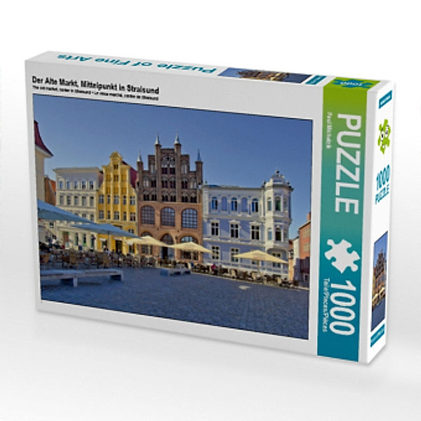 Der Alte Markt, Mittelpunkt in Stralsund (Puzzle), Paul Michalzik