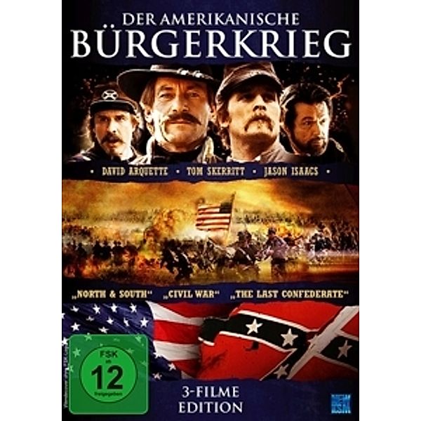 Der amerikanische Bürgerkrieg - 3 Filme Edition, Tom Skerrit, Jason Isaacs, Keith David