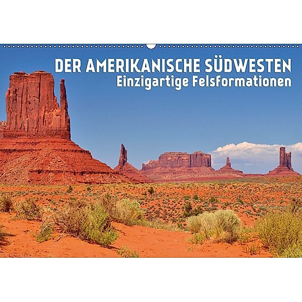 DER AMERIKANISCHE SÜDWESTEN Einzigartige Felsformationen (Wandkalender 2018 DIN A2 quer), Melanie Viola