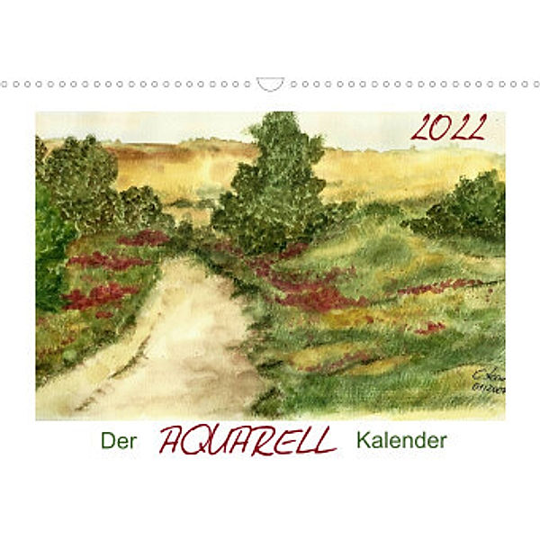 Der AQUARELL-Kalender (Wandkalender 2022 DIN A3 quer), Cathrin Kaden