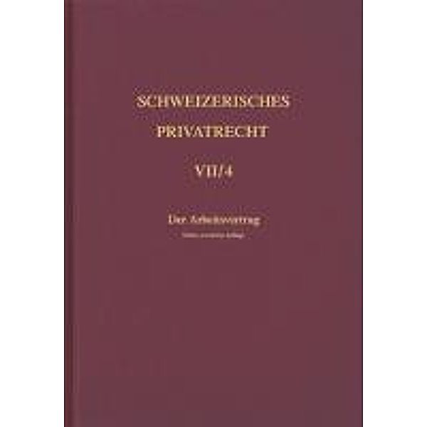 Der Arbeitsvertrag, Frank Vischer