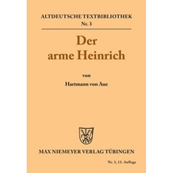 Der arme Heinrich, Hartmann
