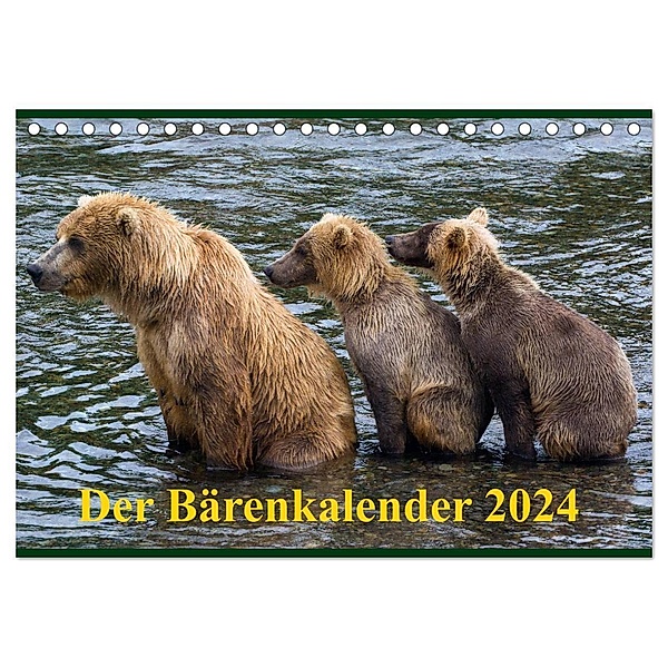 Der Bärenkalender 2024 CH-Version (Tischkalender 2024 DIN A5 quer), CALVENDO Monatskalender, Max Steinwald