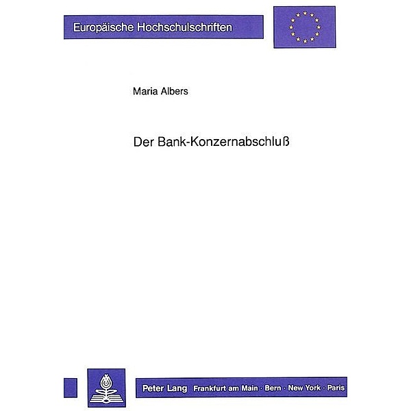 Der Bank-Konzernabschluß, Maria Albers