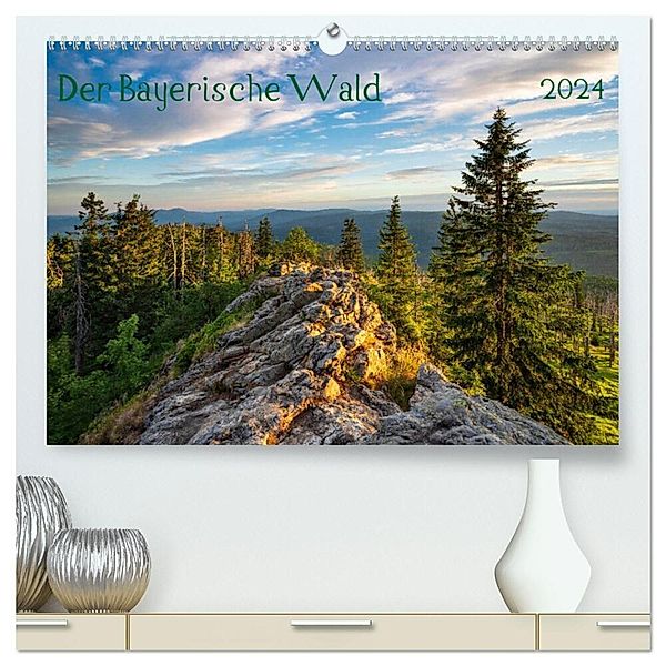 Der Bayerische Wald (hochwertiger Premium Wandkalender 2024 DIN A2 quer), Kunstdruck in Hochglanz, Prime Selection