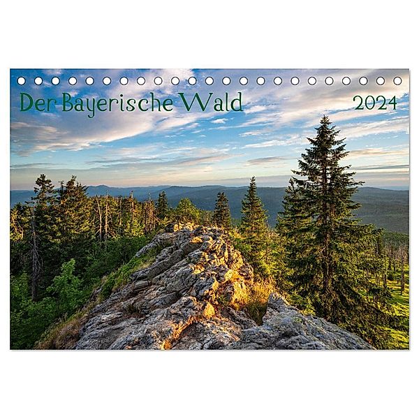 Der Bayerische Wald (Tischkalender 2024 DIN A5 quer), CALVENDO Monatskalender, Prime Selection