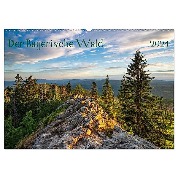 Der Bayerische Wald (Wandkalender 2024 DIN A2 quer), CALVENDO Monatskalender, Prime Selection