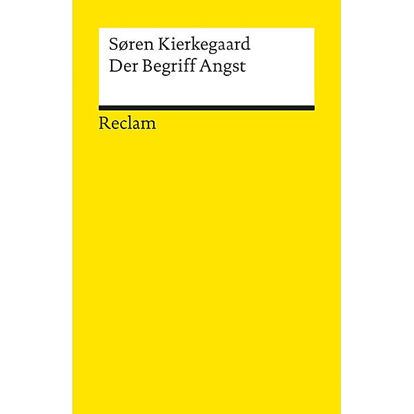 Der Begriff Angst, Søren Kierkegaard