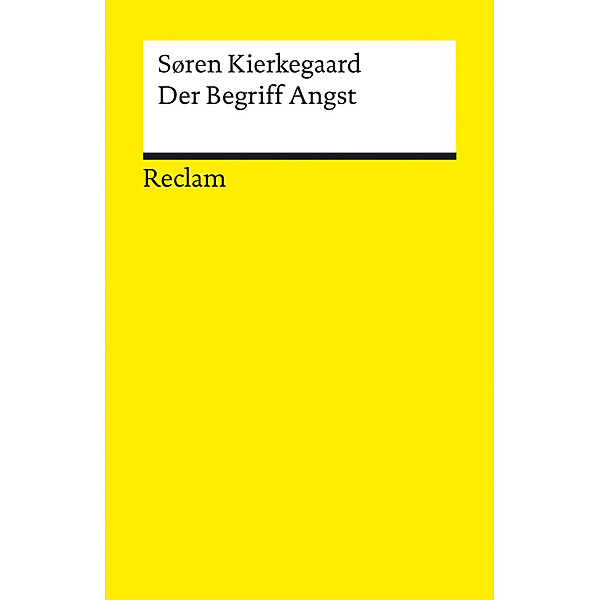 Der Begriff Angst, Søren Kierkegaard