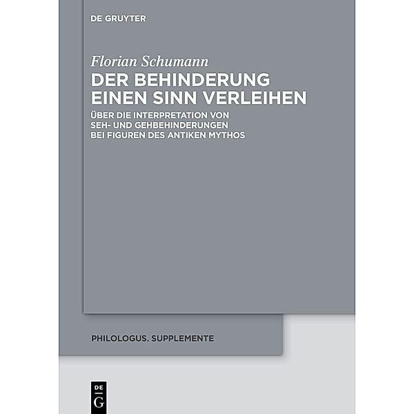 Der Behinderung einen Sinn verleihen, Florian Schumann