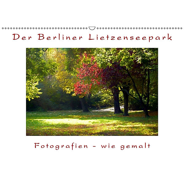 Der Berliner Lietzenseepark (Wandkalender 2019 DIN A2 quer), Bernd Hoyen