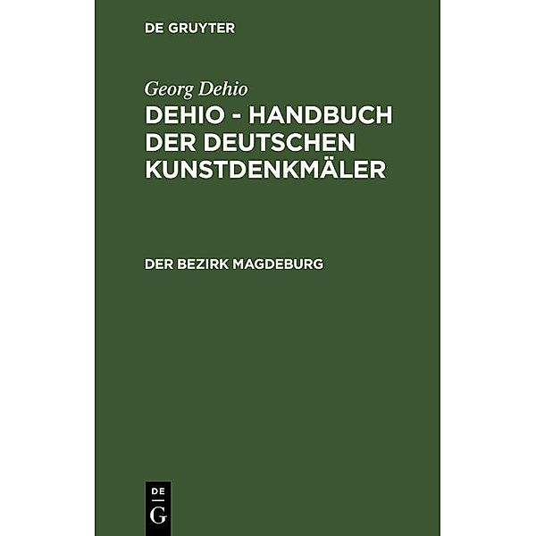 Der Bezirk Magdeburg, Georg Dehio