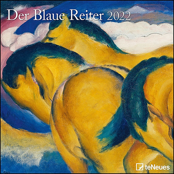 Der Blaue Reiter 2022 - Wand-Kalender - Broschüren-Kalender - 30x30 - 30x60 geöffnet - Kunst-Kalender