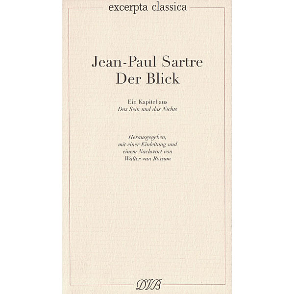 Der Blick, Jean-Paul Sartre