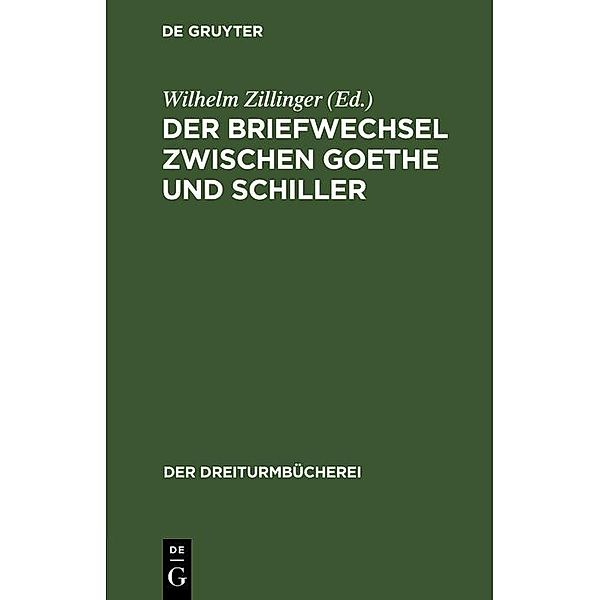 Der Briefwechsel zwischen Goethe und Schiller / Jahrbuch des Dokumentationsarchivs des österreichischen Widerstandes