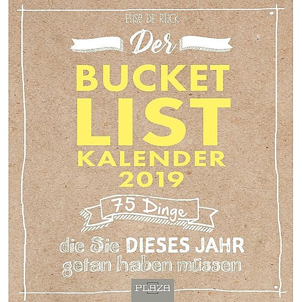 Der Bucket List Kalender 2019, Elise de Rijck