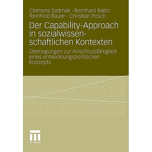 Der Capability-Approach in sozialwissenschaftlichen Kontexten