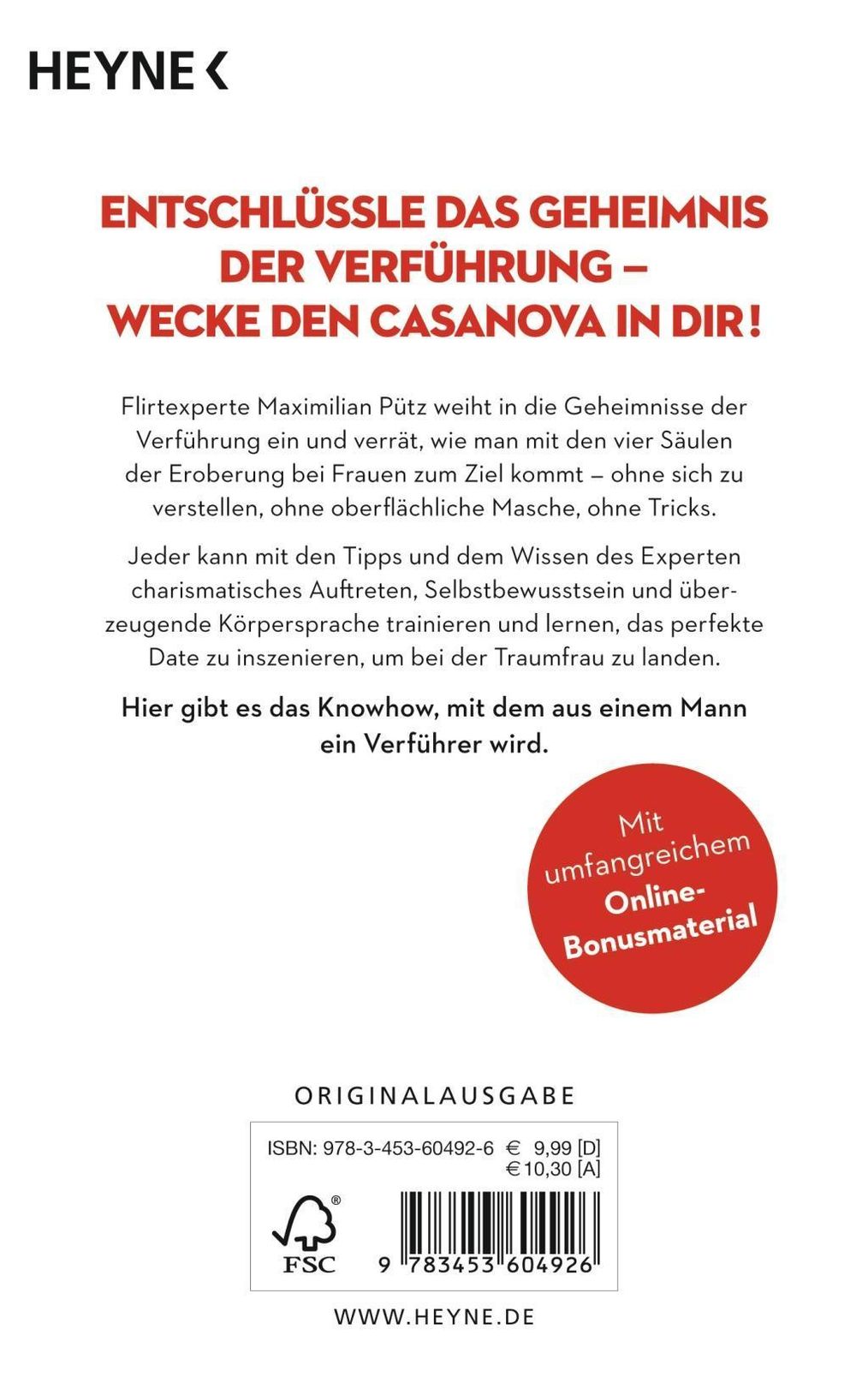Der Casanova-Code Buch von Maximilian Pütz versandkostenfrei - Weltbild.de