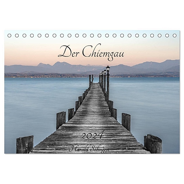 Der Chiemgau (Tischkalender 2024 DIN A5 quer), CALVENDO Monatskalender, Harald Söhngen