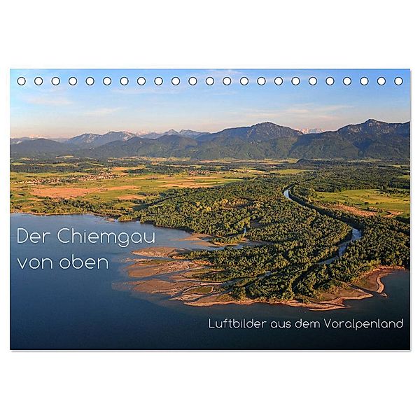 Der Chiemgau von oben (Tischkalender 2024 DIN A5 quer), CALVENDO Monatskalender, Tanja Ghirardini