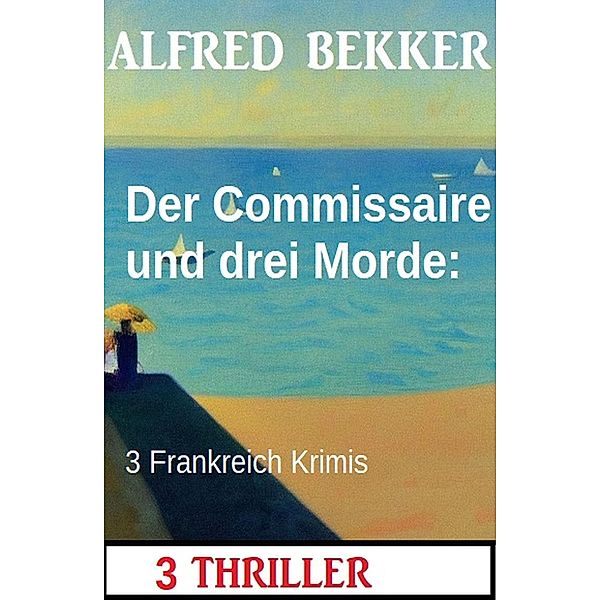 Der Commissaire und drei Morde: 3 Frankreich Krimis, Alfred Bekker