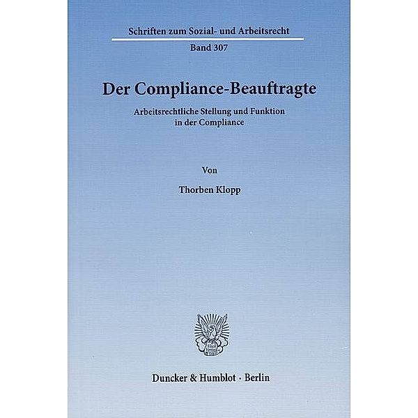 Der Compliance-Beauftragte, Thorben Klopp