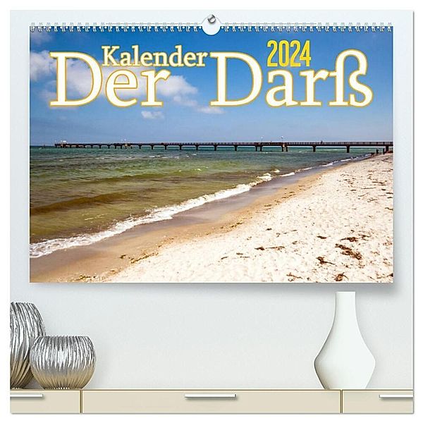 Der Darss Kalender CH-Version (hochwertiger Premium Wandkalender 2024 DIN A2 quer), Kunstdruck in Hochglanz, Max Steinwald