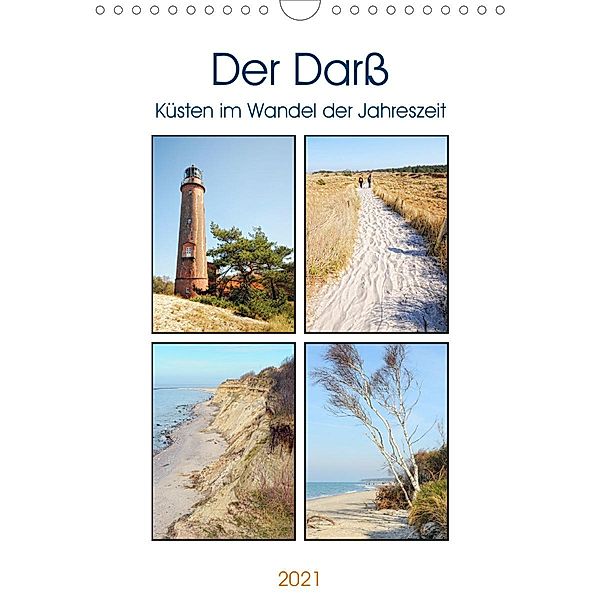 Der Darß - Küsten im Wandel der Jahreszeit (Wandkalender 2021 DIN A4 hoch), Anja Frost