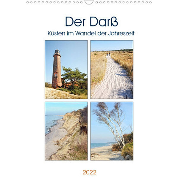 Der Darß - Küsten im Wandel der Jahreszeit (Wandkalender 2022 DIN A3 hoch), Anja Frost