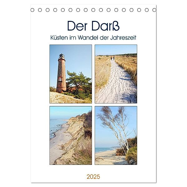 Der Darss - Küsten im Wandel der Jahreszeit (Tischkalender 2025 DIN A5 hoch), CALVENDO Monatskalender, Calvendo, Anja Frost