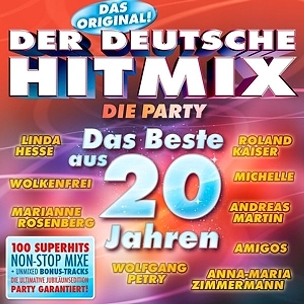 Der Deutsche Hitmix-20 Jahre Jubiläumsedition, Various