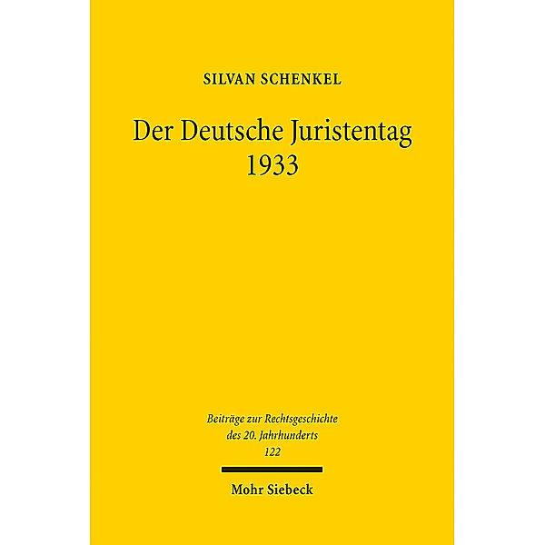 Der Deutsche Juristentag 1933, Silvan Schenkel