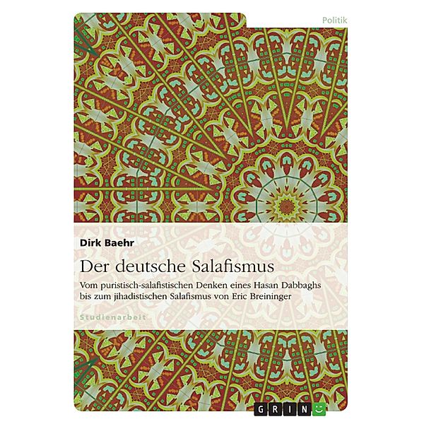 Der deutsche Salafismus, Dirk Baehr