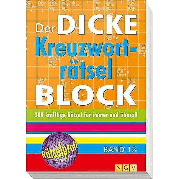 Der dicke Kreuzworträtsel-Block
