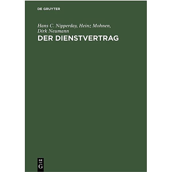 Der Dienstvertrag