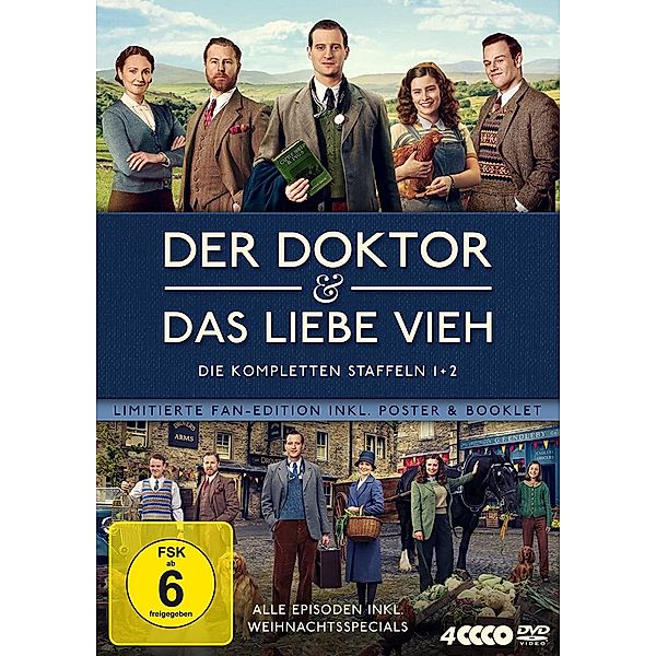 Der Doktor und das liebe Vieh - Die kompletten Staffeln 1+2, James Herriot